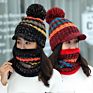 Knitted Hat Men Beanie Hat Hats Necks Fur Bonnet Women Skullies Beanies Beanies Cap for Men