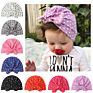 Knotted Polka Dot Baby Headwraps Turban Hat Babies Accessories Born Baby Hair Bands Girls Headband Organic