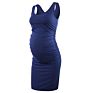 Ksy Women's Casual Maternity Dresses Sleeveless Bodycon Tank Dress Scoop Neck Mama Clothing