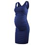 Ksy Women's Casual Maternity Dresses Sleeveless Bodycon Tank Dress Scoop Neck Mama Clothing