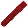 Ladies Red Color Tire Grain anti Skid Quick Release Rubber Silicone Watch Straps