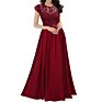Lady Elegant Evening Gown Floral Lace Party Maxi Dress