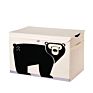 Large Toy Box Chest Storage with Fliptop Lid Collapsible Kids Toys Boxes Bins Organizer for Playroom Closet Home Organization