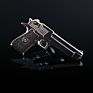 Latest Design Cheep 3D Antique Gun Shape Tie Clip
