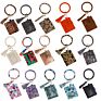 Hot Sale Amazon Leather Key Ring Keychain Wallet Wristlet Bracelet