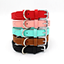 Leather Puppy Dog Collar Pet Leather Collar