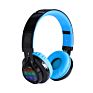 Led Light Glowing Stereo Casque Audio Bt Headphone Wireless Big Headset Sport Earphone Mic Tf Fm for Pc Phone