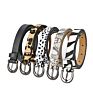 Leopard Pants Waist Belts for Women Faux Animal Print Belts