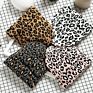 Leopard Print Style Beanie Hat plus Velvet Warm Ladies Hat Outdoor Ski Hat