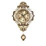 Light Luxury Style Brass Wall Clock for Villa Living Room Decoration Clock European Vintage Hanging Clock