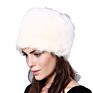 like Real Fur Comfy Cossack Style Bomber Hats Women's Faux Fur Cossak Russian Style Pink Fur Hats Russian Hat