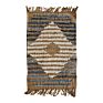 Living Room Hand Woven Rectangle Floor Mat Natural Jute Rug Carpet