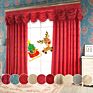 Living Room Ready Made American Style Luxury Hotel Jacquard Valance Curtain Design Home Curtain for Windows