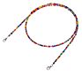 Ljjzf31 Design Beads Necklace Chain Multi Function Face Cover Storage Chain anti Lost Eye Glass Chain