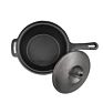 Long Handle round Cast Iron Pot Pre Seasoned Cookware Skillet for Camping