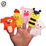 Lovely 10Pcs Set Baby Kids Cartoon Hand Finger Puppets Animal Mini Felt Finger Puppets