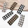 Lovely Plaid Bb Hair Clips for Women Hairpin Crab Headband for Girls Korean Hair Accessories Headwear Ornament