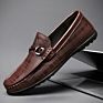 Luxe Men's Synthetic Leather Shoes Provedor Sport Casual Shoes Gimnasio Printed Toe Shoes Heel