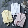 Luxury Cotton Waffle Bath Robe Hotel Bathrobe 100% Cotton Kimono Robe Unisex