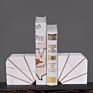 Luxury Decorative Cube Bookends Heavy Duty Bookends Holder Marble Designer Bookends