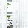 Luxury Eco-Friendly White Polyester Voile Sheer Curtains Fabric for Room