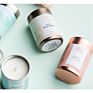 Luxury Empty Aluminum Alloy Tea Storage Metal Can Empty Tin Candle Jar