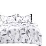 Luxury Leaf Printed Comfort Duvet Cover Microfiber Bed Duvet Set