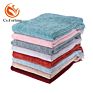 Luxury Soft Solid Color Sofa Hand Made Woven Chenille Blanket with Tassels