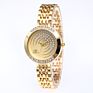 Luxury Style Diamond Set Women's Bracelet Watch Bilateral Circular Diamond Full Diamond Quartz Watch Reloj
