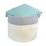 Luxury Xxxl Kids Clothes Toys Nursery Storage Basket 100% Cotton Rope Woven Basket Hamper Organizer