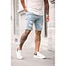 Lw 8841 Jean Shorts Blue Men Designer Stretch Jean Shorts Ripped Mans Jeans Shorts