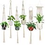 Macrame Plant Hanger Beaded Balcony Wall Decorations Indoor Macrame Plant Hanger Decor Plant Hanger