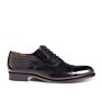 Made in Italy Oxford 5-Eye Cap Toe Brush off Genuine Calf Leather Classic Men Shoes