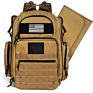 Mans Waterproof Large Capacity Multifunctional Luxury Designer Changing Mat Dad Tactical Baby Backpack Set Diaper Bag