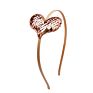 Manual Heart Sequins Designer Headbands for Baby Wedding