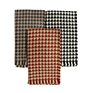 Manufactured Directly Fashionable Unisex Warm Checked Houndstooth Scarf Shawl with Tassels