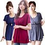 Maternity Clothing Nursing Top Breastfeeding T Shirt for Pregnant Women Casual Soft Stretch Fabric Design