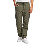 Men Straight Fit High Shrunk Cargo Pants Nylon Track Pants with Multi Pockets