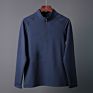 Mens 100%Polyester Moisture Wicking Quick Dry 1/4 Zip Pullover Running Shirts Long Sleeve Tops