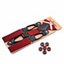 Men's Button End Suspenders 3.5*125Cm Y-Back Adjustable Elastic Tuxedo Suspenders