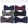 Mens Cotton Wool Formal Clothing Bow Ties Man Wedding Geometric Dot Neck Bowties Bowknot Gravatas Dark Color Bowtie Butterfly