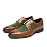 Men's plus Size 48 Party Holiday Wedding Leather Classic Brogue Oxford & Dress Shoes