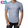 Mens Polyester Tee Short Sleeve Cationic O-Neck T Shirt Polyester Cotton Men's Short Sleeve Solid T Shirt