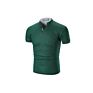 Men's Slim Solid Color Stand Collar Polo T-Shirts