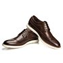 Men's Slip on Leather Lace up Dress Oxford Shoes