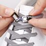 Metal Quick Easy Magnetic Lock Elastic Lazy Shoelace No Tie Shoe Laces
