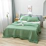 Microfiber Solid Super Soft Bedspread Quilt Coverlet Bedspread Quilt Set Bed Covers with Quilt