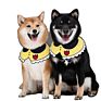 Migu Lovely Shapes Dog Triangle Bibs Scarfs Dog Bandana Crochet Pet Bibs