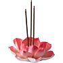 Mini Porcelain Flowers Ceramic Lotus Flower Home Supplies Incense Burner for Home Decor