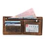 Minimalist Brown Wallets Mens Purse Premium Real Leather Crazy Horse Sellers Men's Wallet